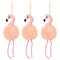 Pink Flamingo Loofah Bath Sponge Body Scrubber (3.5 x 11.5 In, 3 Pack)